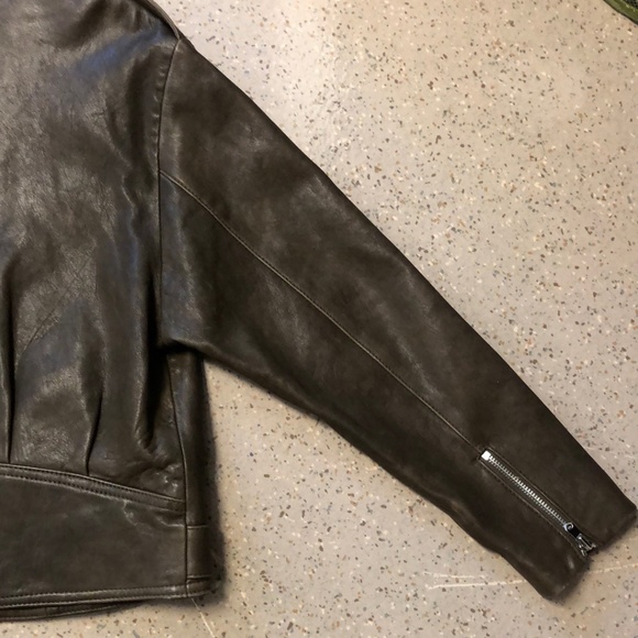 Club Monaco Vaeda Leather Jacket // Size XS